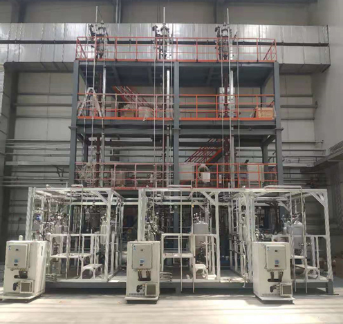 高熔高沸精餾中試裝置